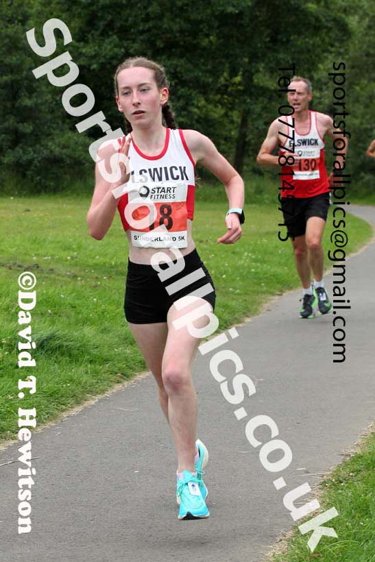 Womens and Mens Over-50s Sunderland 5k (Inc. NE and NCAA Champs), Silksworth, Sunderland, Thursday, July 22nd. Photo: David T. Hewitson/Sports for All Pics